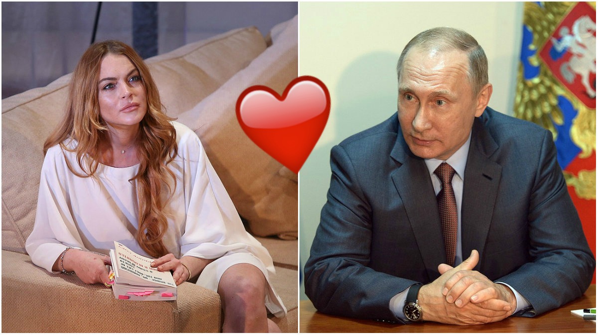 Gästa, Vladimir Putin, Rysk, Lindsay Lohan, TV