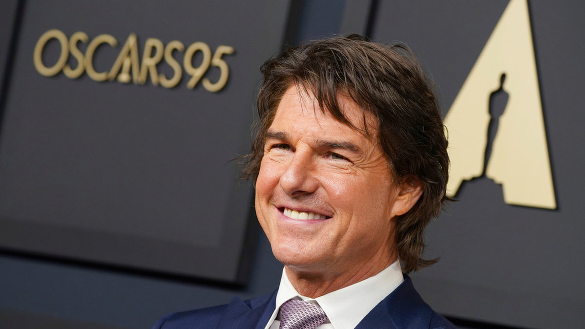Tom Cruise på Oscarsgalan i februari. Arkivbild.