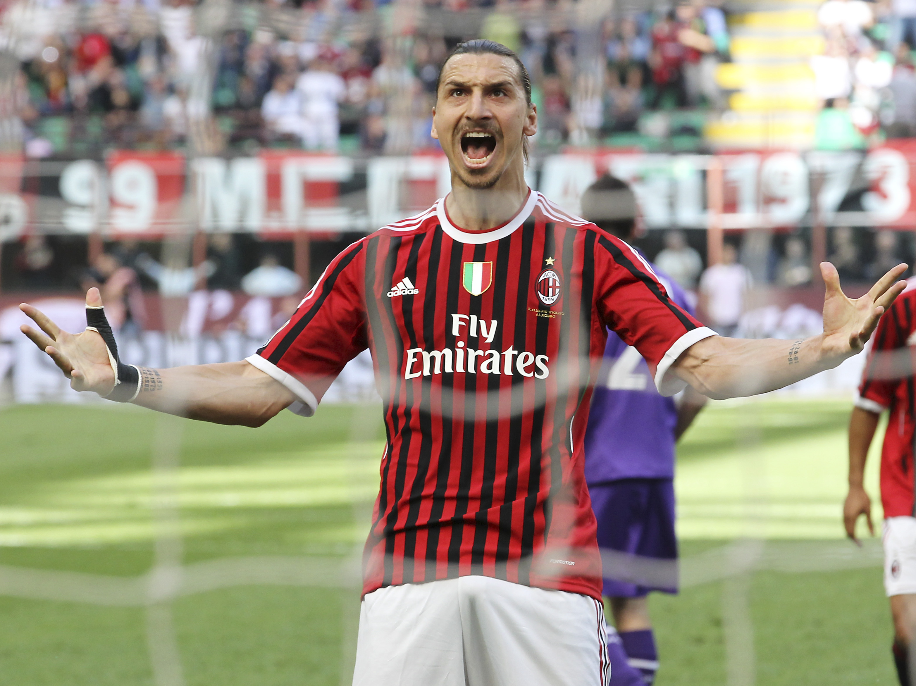 Zlatan-jubel efter straffmålet mot Fiorentina. Får han anledning att fira i kväll?