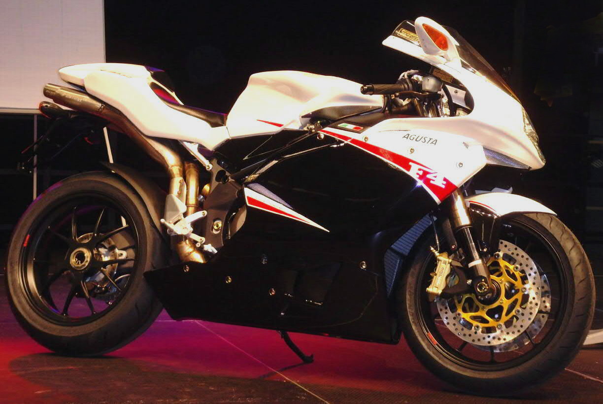 2. MV Agusta F4 R 312 (2007)– Kubik: 1078cc Topphastighet: 311 km/h 2. MV Agusta F4 R 312 (2007)– Kubik: 1078cc Topphastighet: 311 km/h