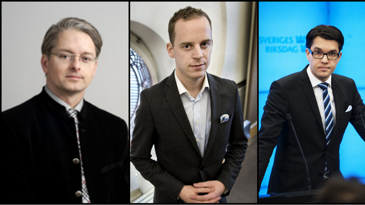 Patrik Ehn uteslöts i förra veckan. I mitten: Gustav Kasselstrand, SDU-ordförande.