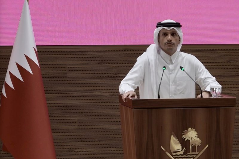 Qatars premiärminister Mohammed bin Abdulrahman bin al-Thani. Arkivbild. 