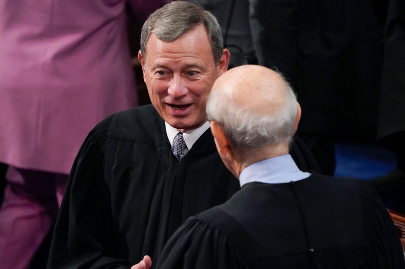 Högsta domstolens ordförande, chefsdomare John Roberts. Arkivbild.