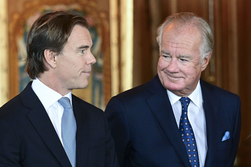 Karl-Johan Persson och Stefan Persson. Foto: Jonas Ekströmer/TT