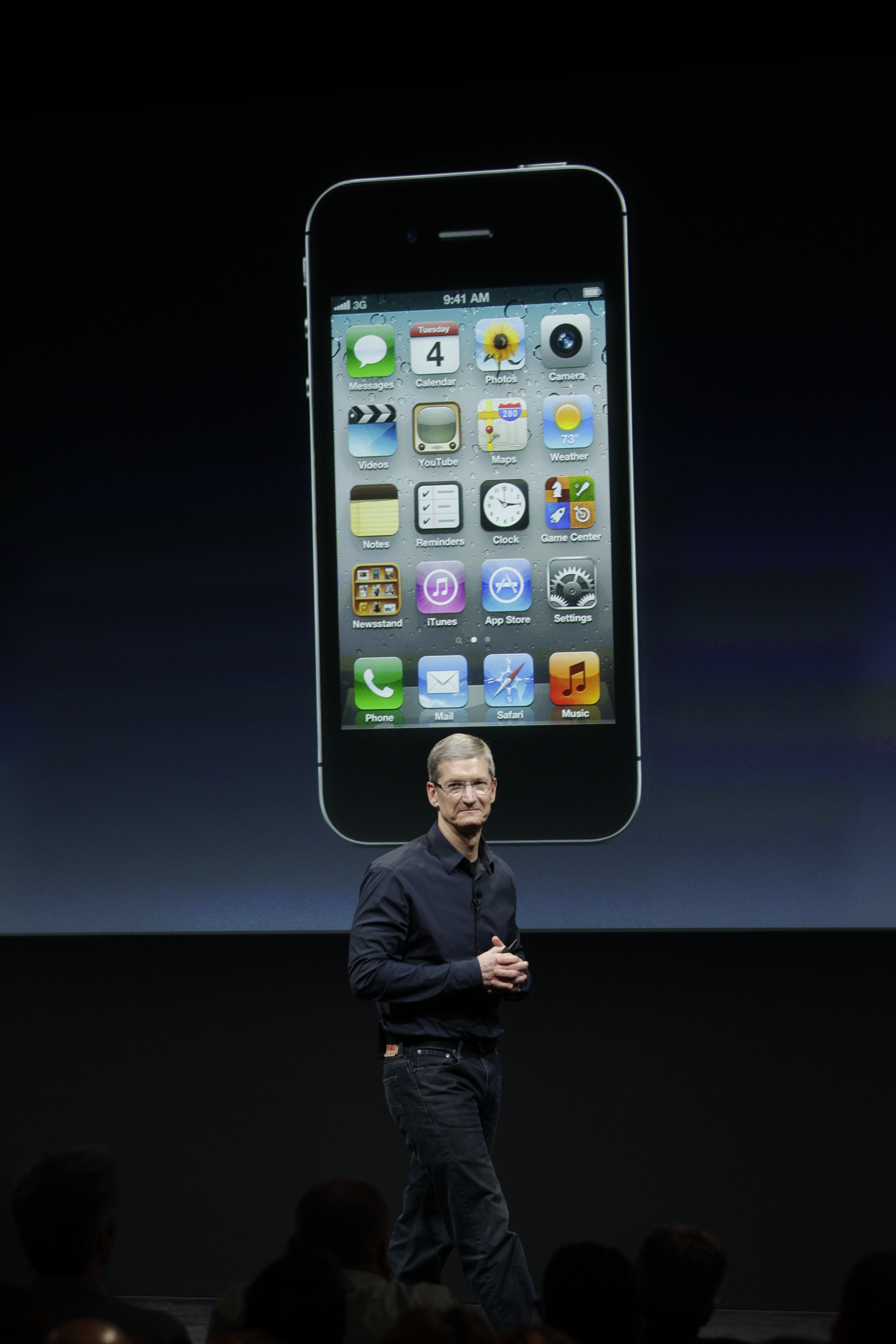 På tisdagens presskonferens presenterade Apple nya iPhone 4S.