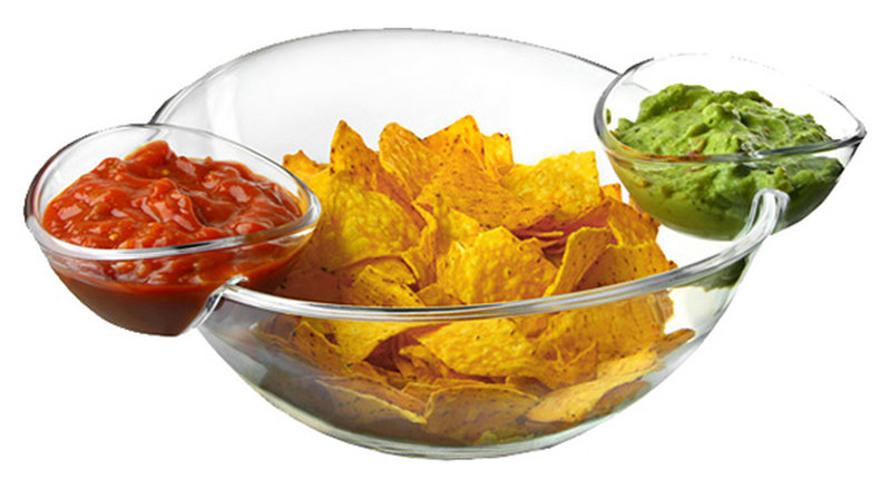 Chips- och dipskål