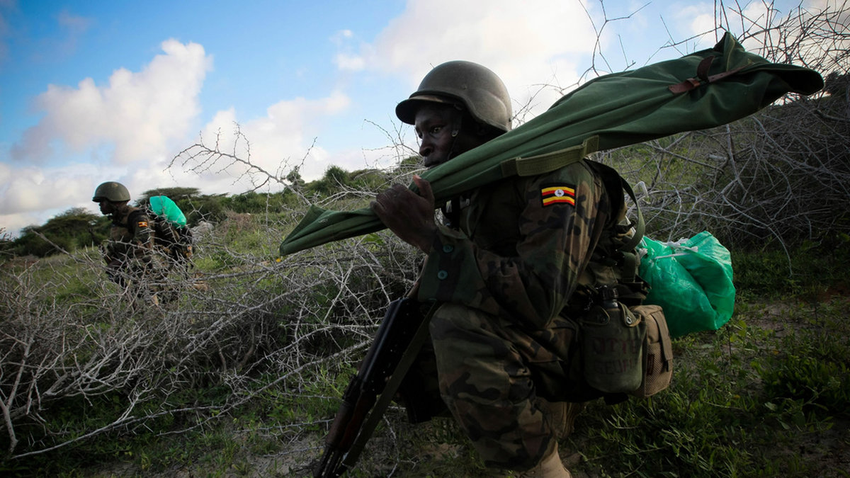 Soldater från Afrikanska unionen har understött Somalias militär i attacker mot terrorgruppen al-Shabaab. Arkivbild.