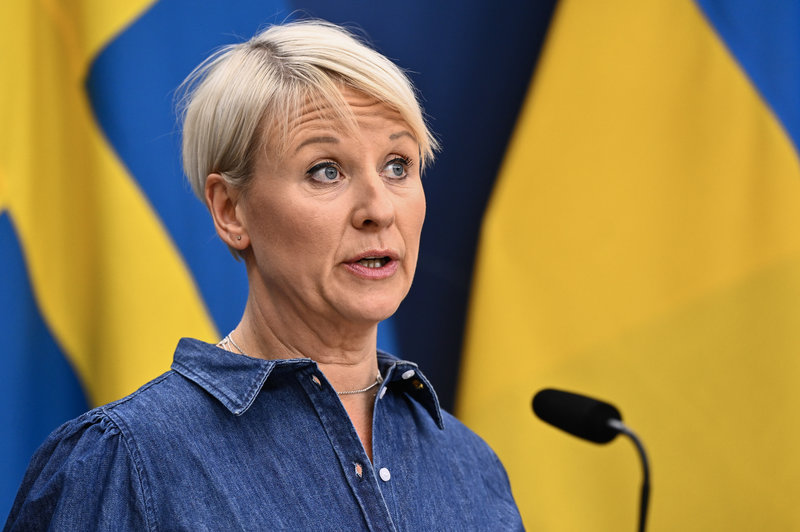 Äldre- och socialförsäkringsminister Anna Tenje (M) leder regeringens pensionsgrupp. Foto: Henrik Montgomery/TT