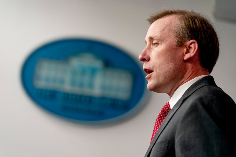 USA:s nationella säkerhetsrådgivare Jake Sullivan. Arkivbild.