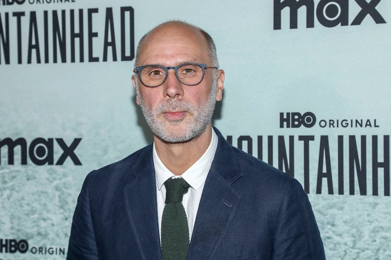 Jesse Armstrong på premiären för "Mountainhead" i New York.