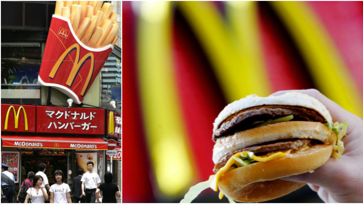 Såhär ser ett typiskt McDonald's ut i Tokyo, Japan. Och om du bläddrar vidare i bildspelet kan du se några härliga delikatesser som har serverats på olika McDonald's runt om i världen.