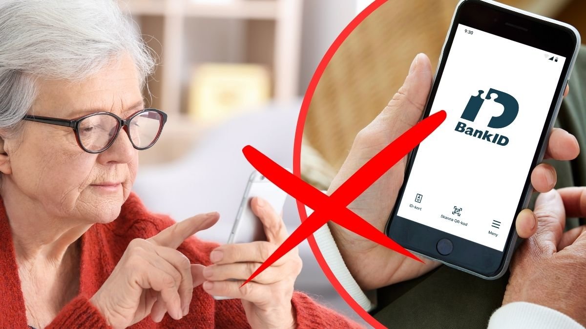 Varning för att logga in med BankID