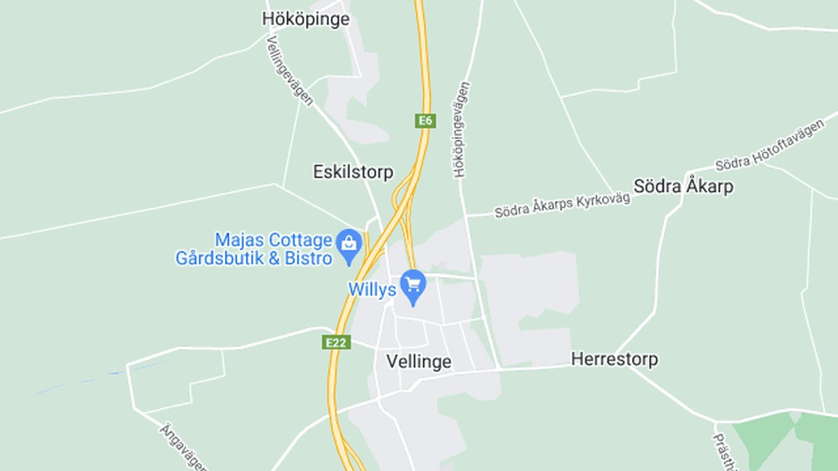 Google maps, Vellinge