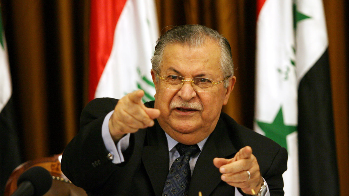 7. Irak (16 poäng). President Jalal Talabani. 