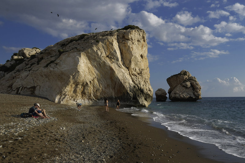 Afrodites klippa på Cypern. Foto: Petros Karadjias/AP/TT
