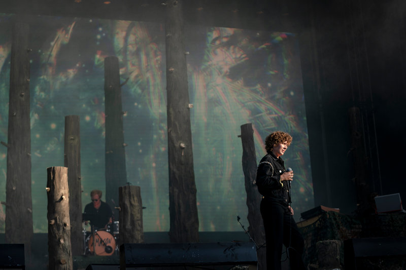 Amason hade med sig en skog till Way Out West.