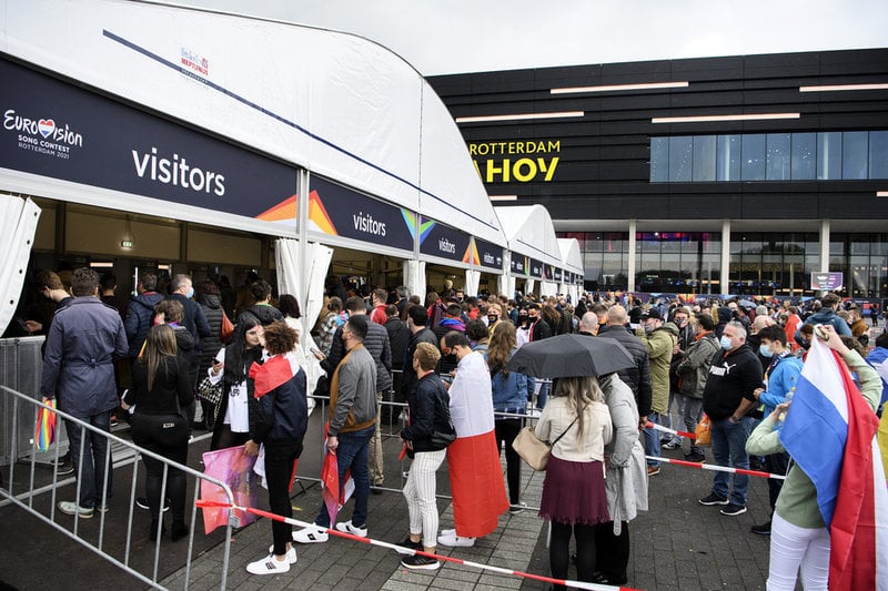 Eurovision 2020 ställdes in med anledning av pandemin, men ägde rum året därpå. Arkivbild.
