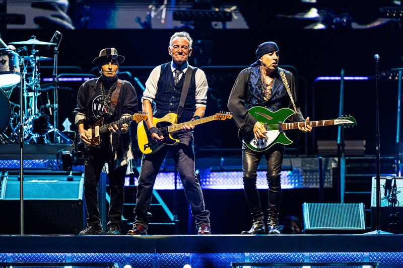 Springsteen spelade både gamla och nya låtar under konserten.