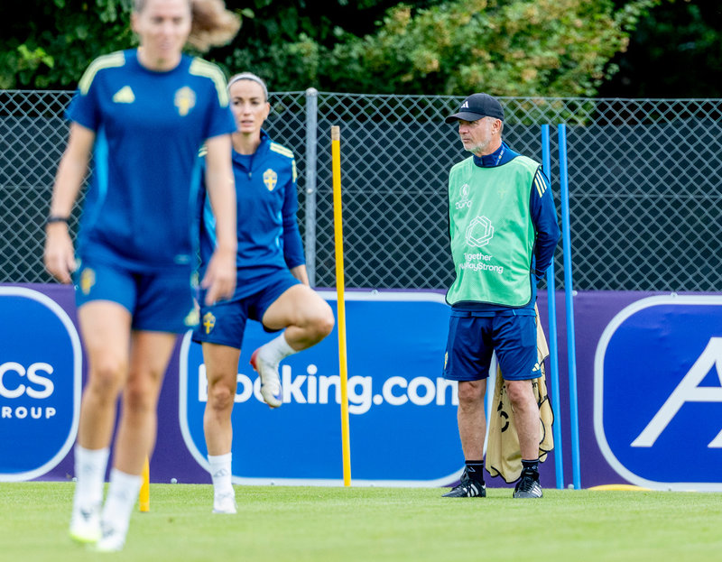 Sveriges tidigare förbundskapten Peter Gerhardsson höll oftast en relativt låg profil under sina landslagsträningar.