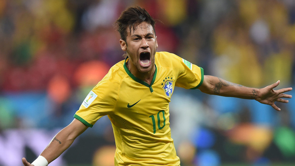 3. Neymar, Brasilien. När VM 2014 i Brasilien kommer att summeras kommer Neymar att vara en av förgrundsfigurerna – oavsett hur turneringen slutar för värdlandet.  Delar också skytteligaledningen på fyra mål. 