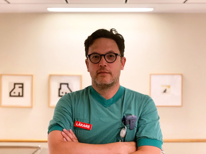 Ragnar Ang, överläkare och traumakirurg på Sahlgrenska sjukhuset i Göteborg.