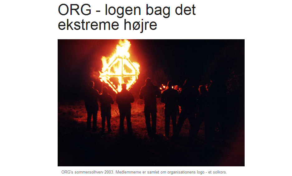 ORG, Danmark, Rasism, Kartlägga, Parti, Dansk Folkeparti, Krig