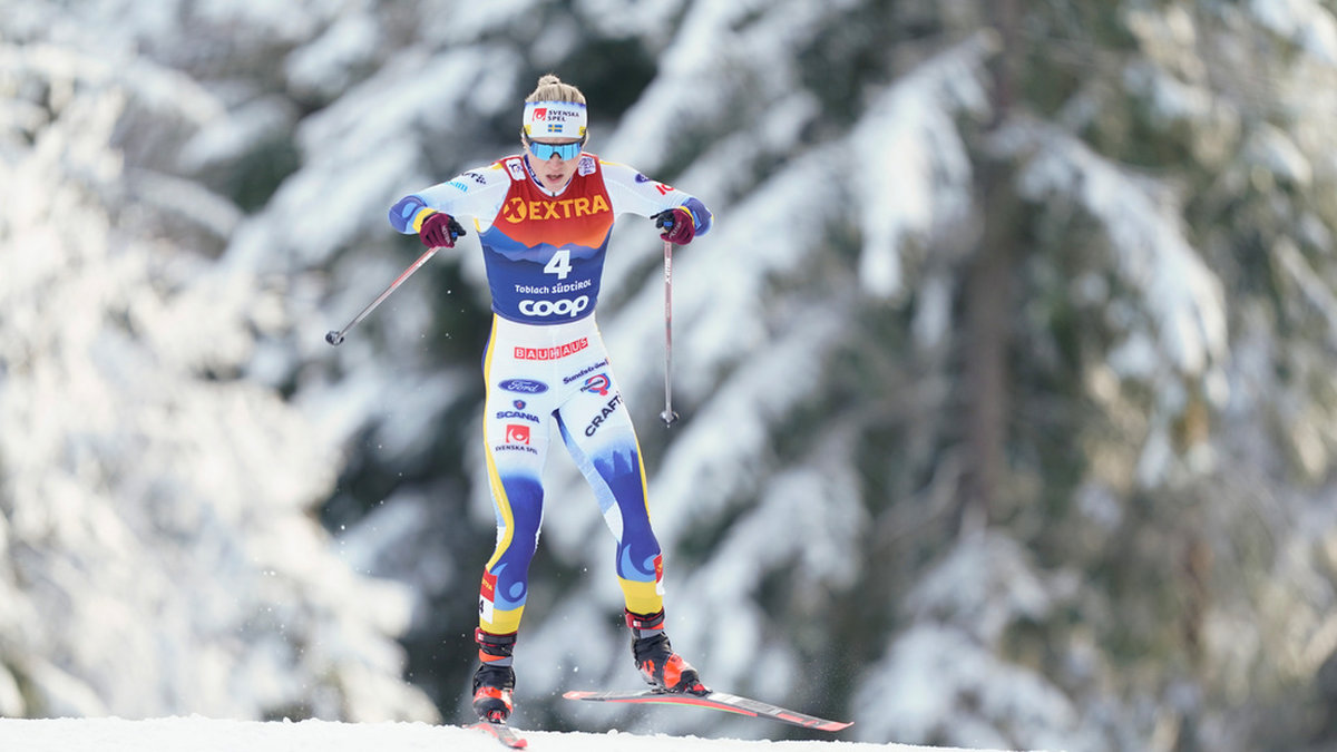 Jonna Sundling är bästa svenska inför Tour de Skis avslutande etapp. Arkivbild.