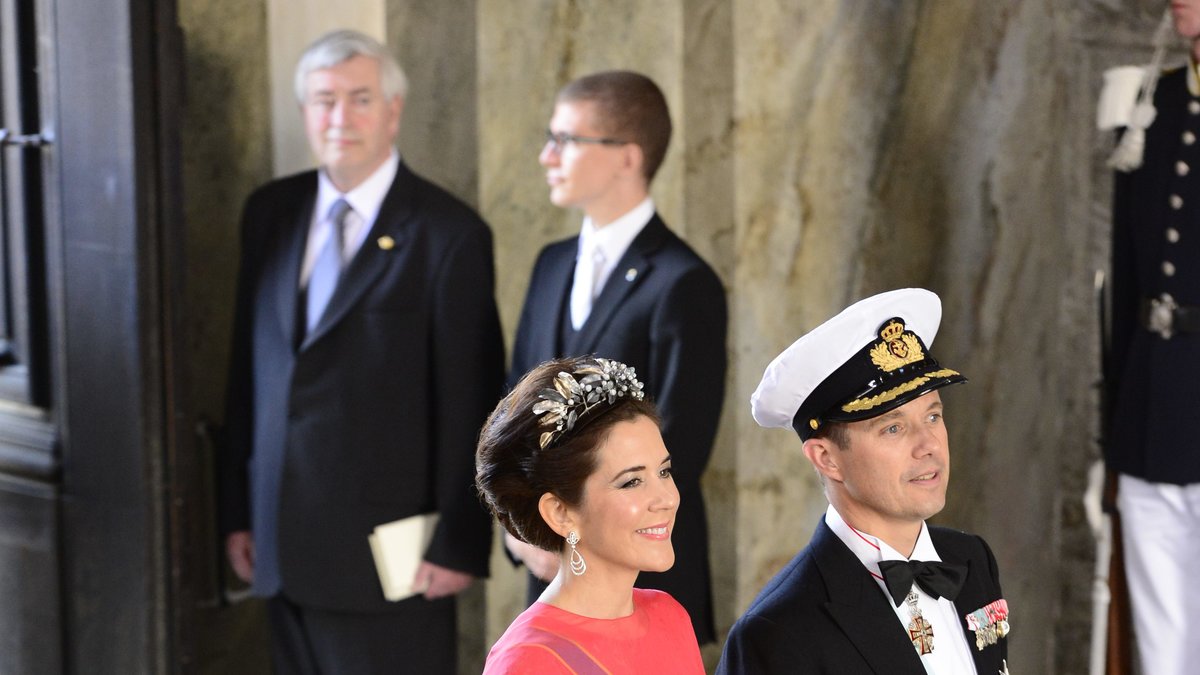 Kronprinsessan Mary och kronprins Frederik av Danmark.