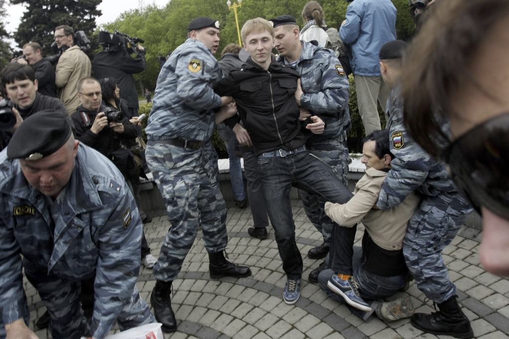 Homosexualitet, Moskva, Dubbelmoral, Pride