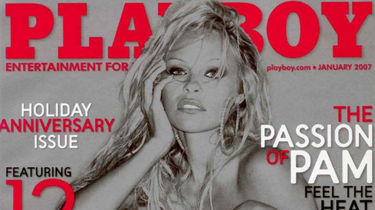 Pamela för Playboy. 