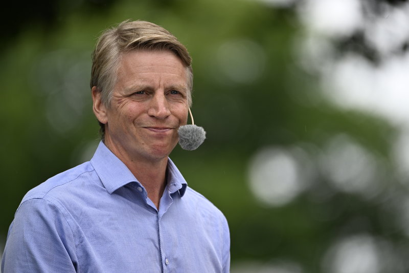 Per Bolund i Almedalen 2022. Per Bolund i Almedalen 2022.