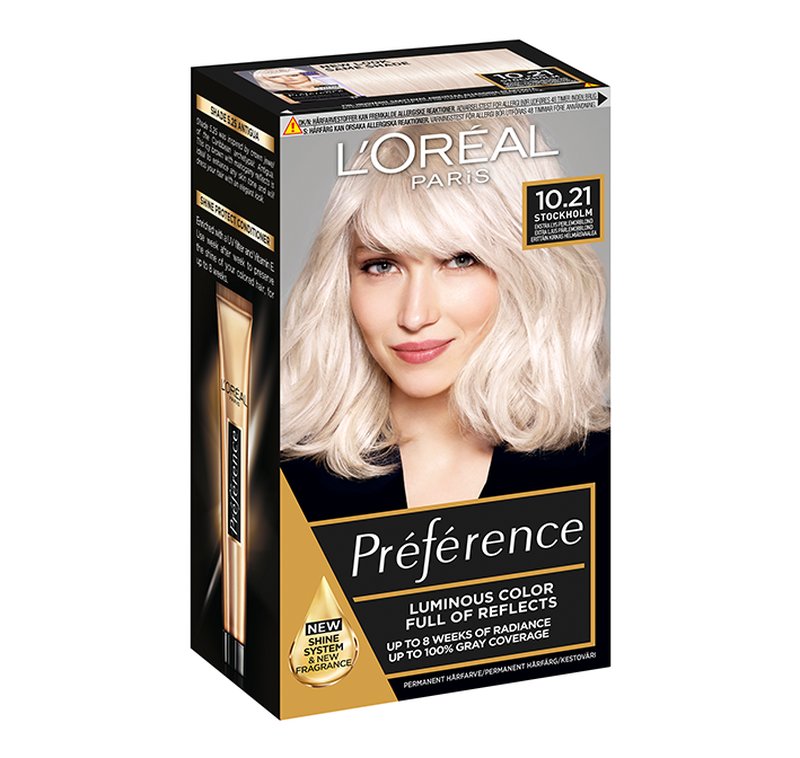 Loreal Paris Recital Preference 10.21 Stockholm Extra Ljus Pärlemorblond Loreal Paris Recital Preference 10.21 Stockholm Extra Ljus Pärlemorblond