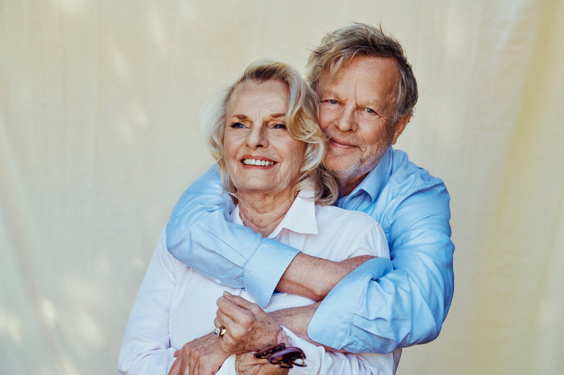 Marie Göranzon och Krister Henriksson.