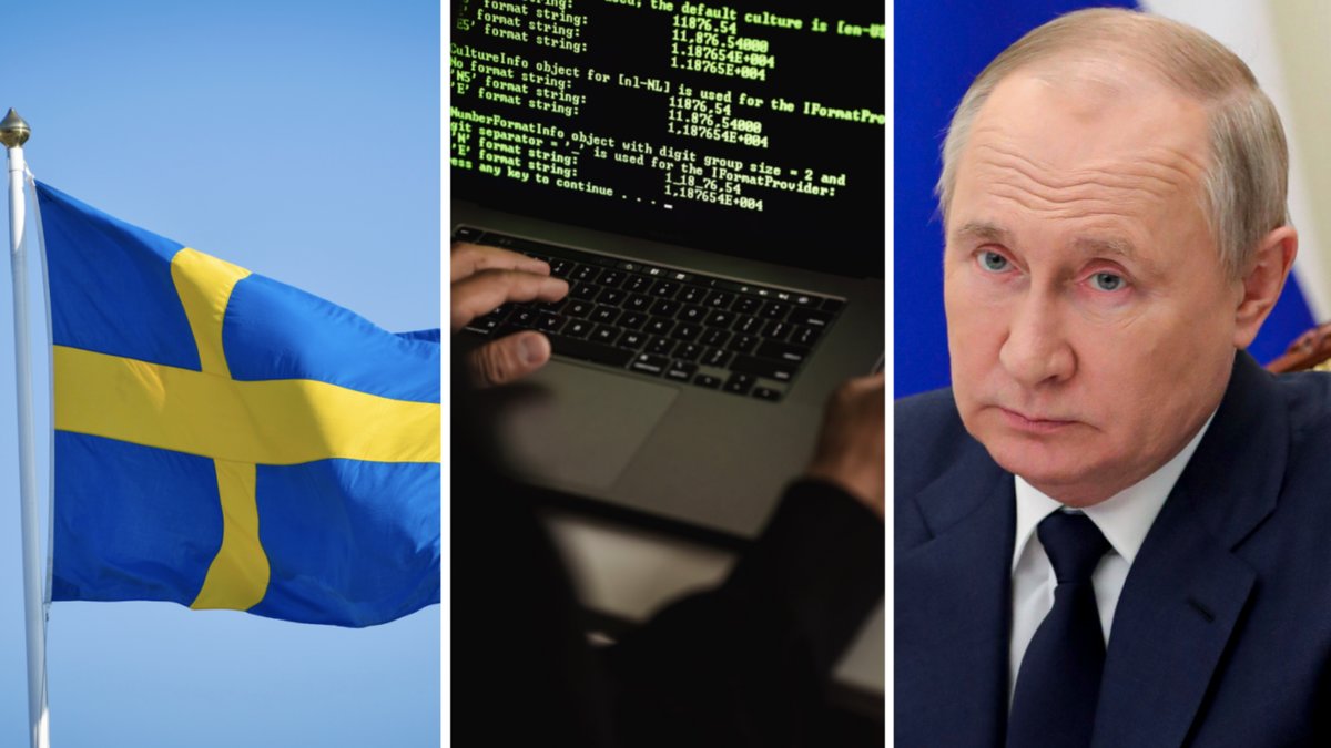 Ryskt cyberattack mot Sverige