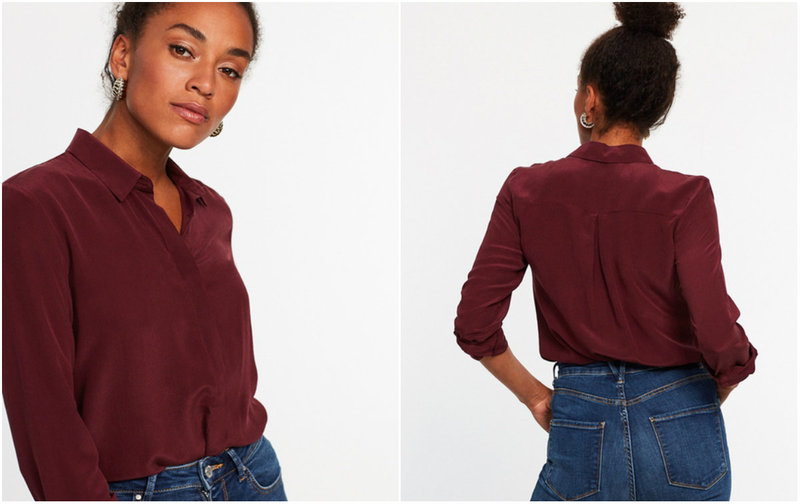 Silkesskjorta från Gina Tricot