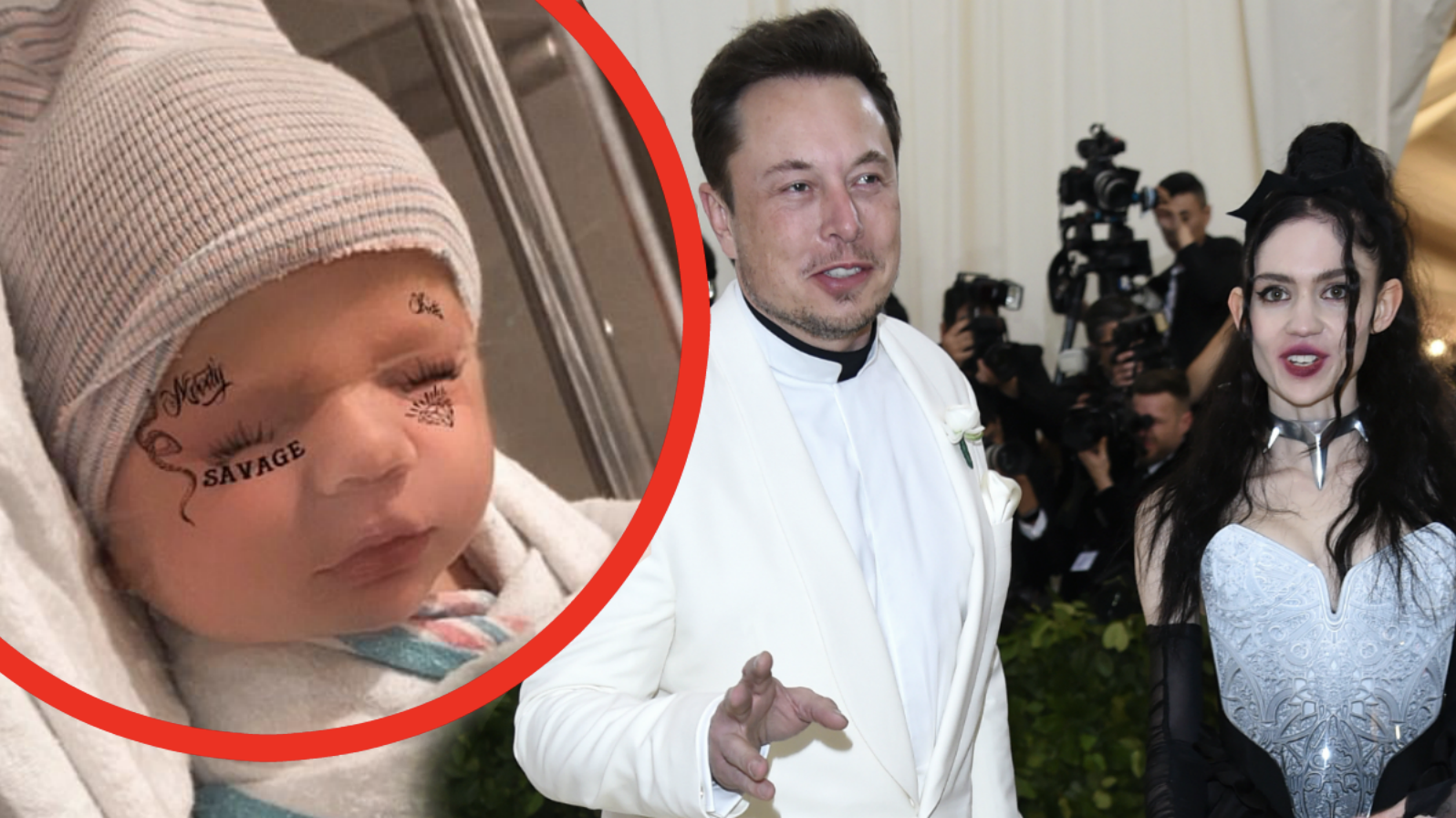 Elon Musk och Grimes har fått barn – delar unika bebisbilden