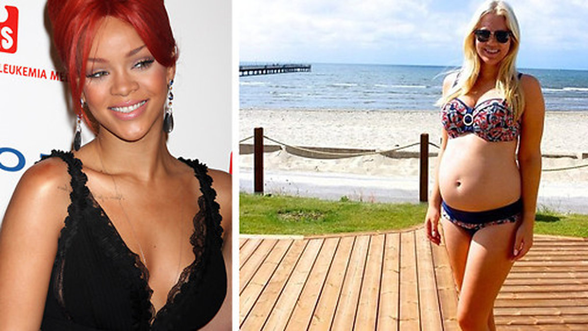Superstjärnan Rihanna hyllade Isabellas smycken på Instagram.