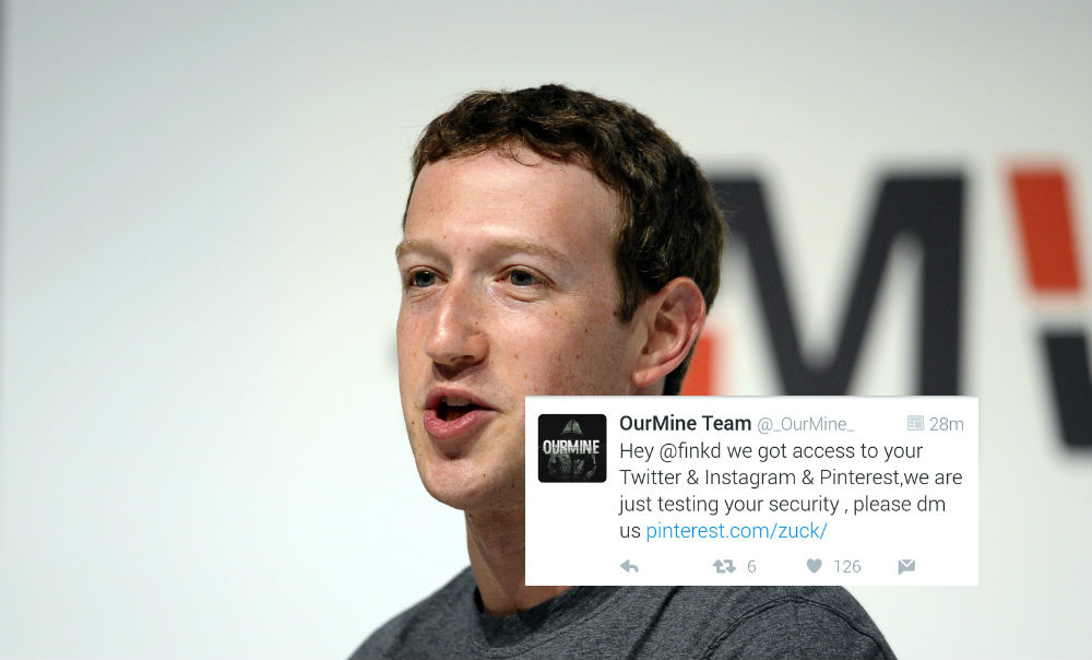 Hackad, Mark Zuckerberg, Lösenord