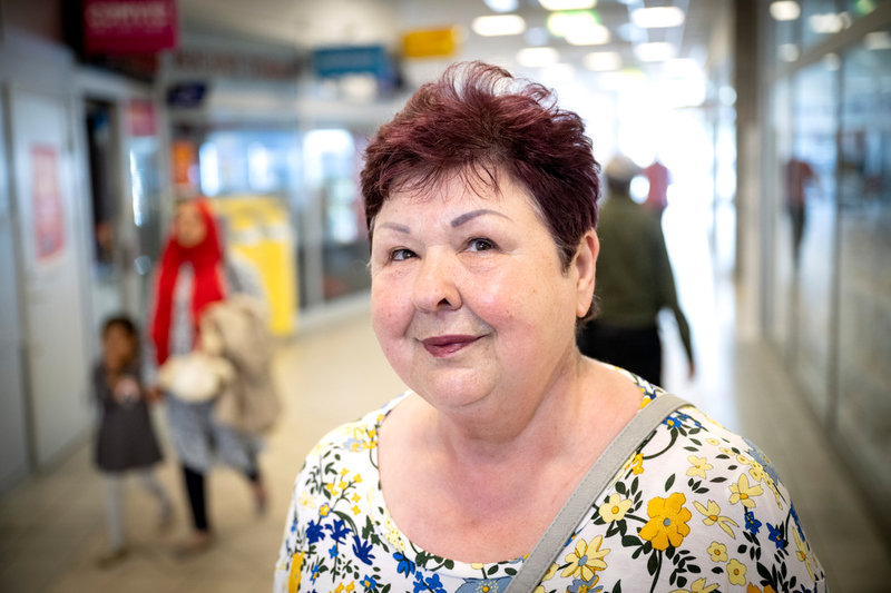Irena Novacovic på Rosengård Centrum.