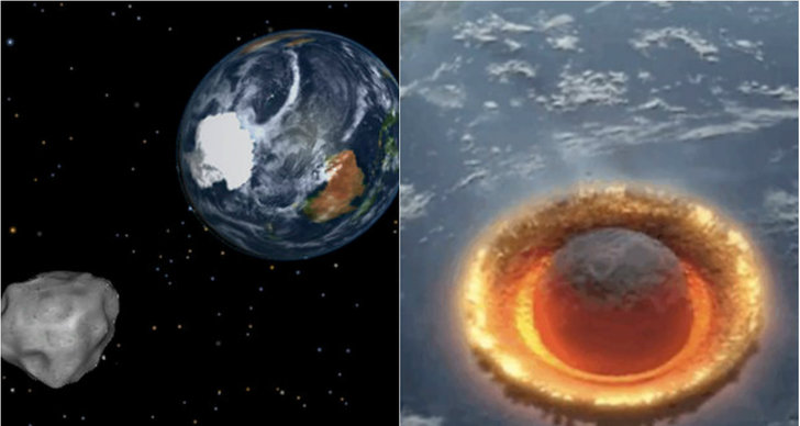 jordens undergång, Chalmers, Asteroid, komet