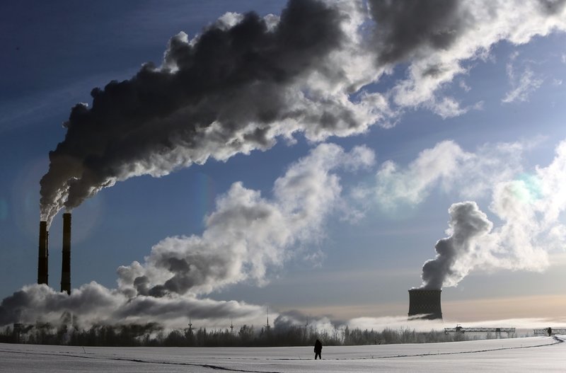 Fabriksrök kan leda till snöfall i närheten under rätt förhållanden, enligt en ny studie. Arkivbild.