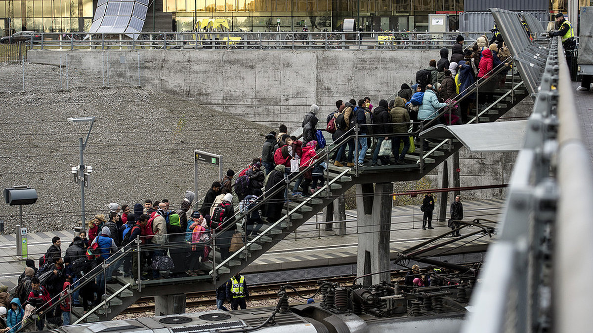 Antalet asylsökande i Sverige har minskat. 