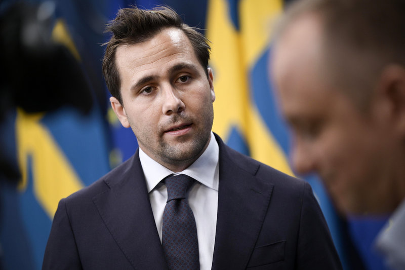 Bistånds- och utrikeshandelsminister Benjamin Dousa (M).