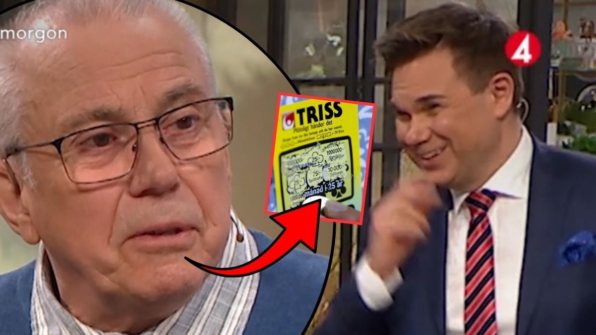 Evald köpte Trisslotter hög på morfin – hamnade i TV4-soffan