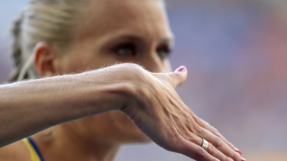 I finalen fick hon dock inte måla naglarna i regnbågens färger för det svenska friidrottsförbundet. 