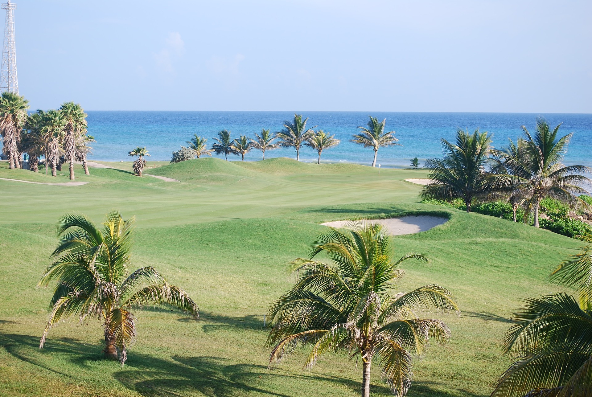 Golfbana på Jamaica. Golfbana på Jamaica.