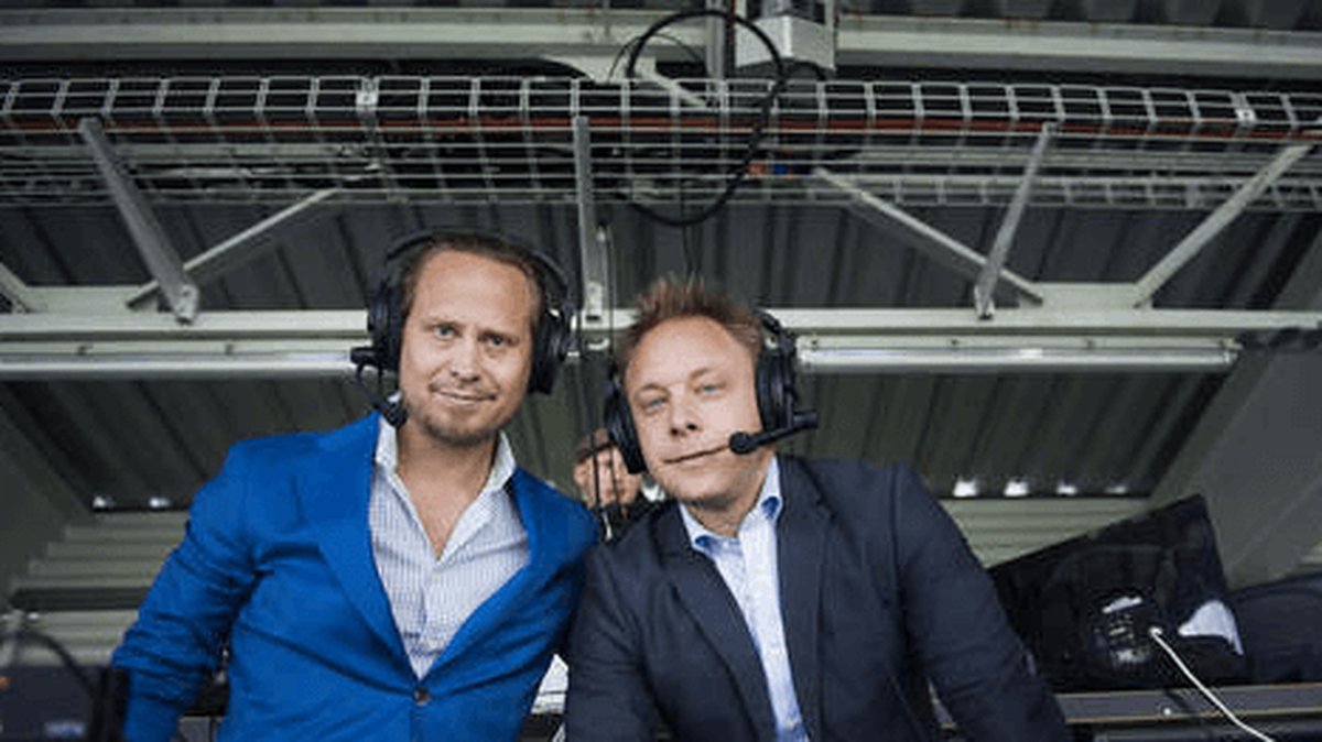 Jesper Hussfelt tillsammans med radarpartnern Anders Andersson.