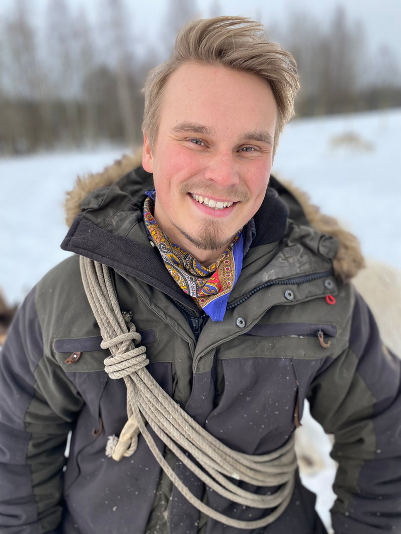 Renskötaren Jon-Krista Jonsson kommer att få många kärleksbrev, tror Linda Lindorff. Pressbild.