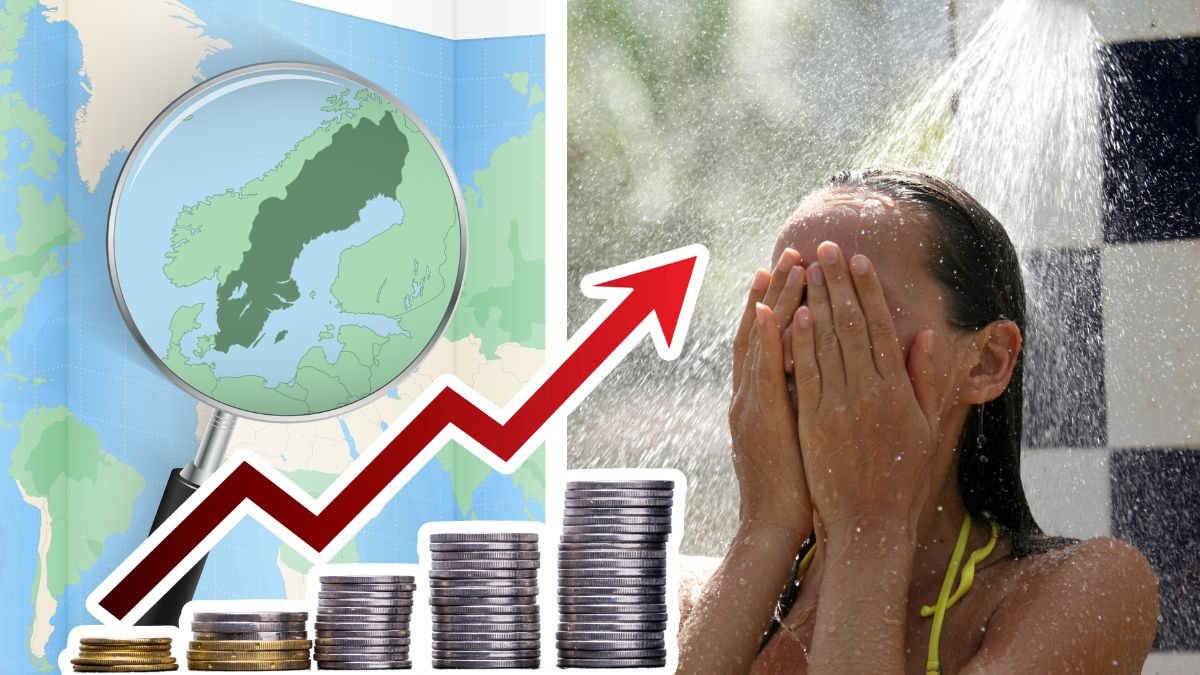 Så mycket kostar en dusch där du bor – kan bli dubbelt