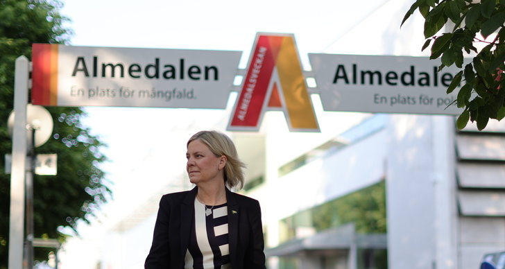 Almedalen, TT, Politik, Debatt, Magdalena Andersson, Socialdemokraterna